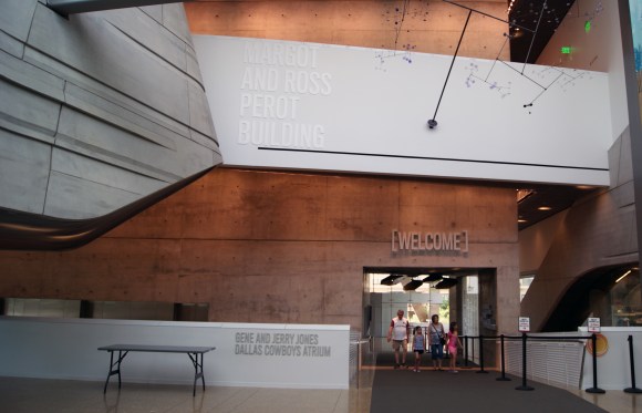Perot Museum entry atrium