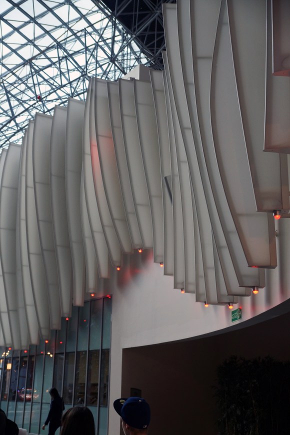 Ferrari World interior Facade detail