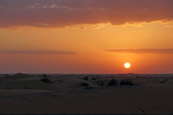 Dubai Desert Sunset