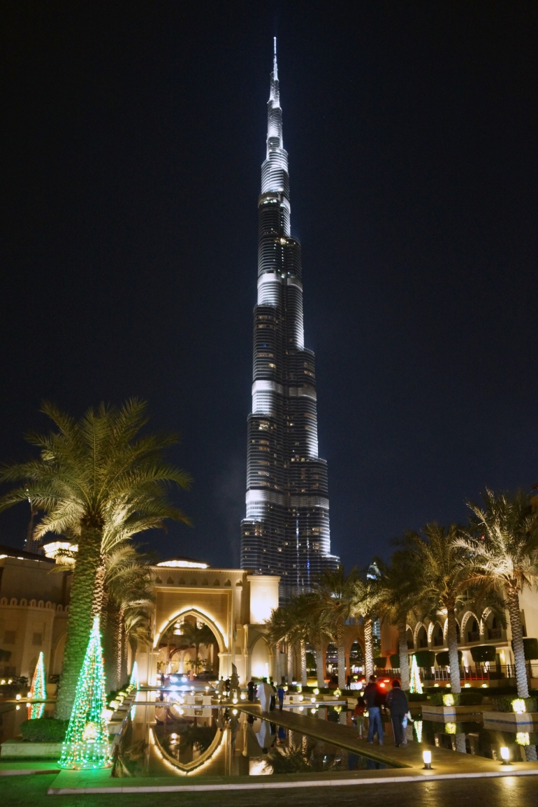 Burj Khalifa at the foot