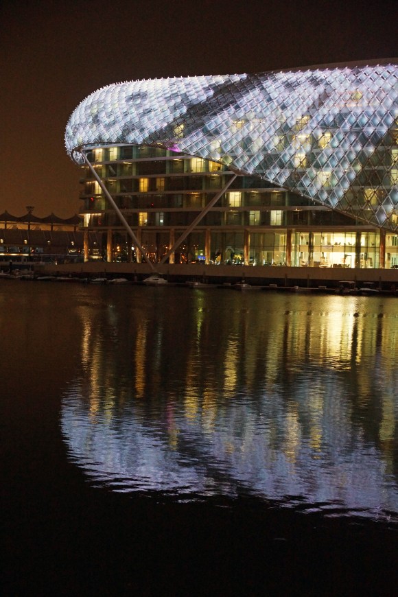 Yas Viceroy Hotel Night Exterior 1